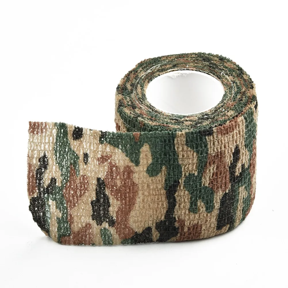 Camouflage Form Reusable Polyester Self Cling Camo Hunting Rifle Fabric Tape Waterproof Wrap Outdoor Camping Auxiliary Tools
Camouflage Form Reusable Polyester Self Cling Camo Hunting Rifle Fabric Tape Waterproof Wrap Outdoor Camping Auxiliary Tools