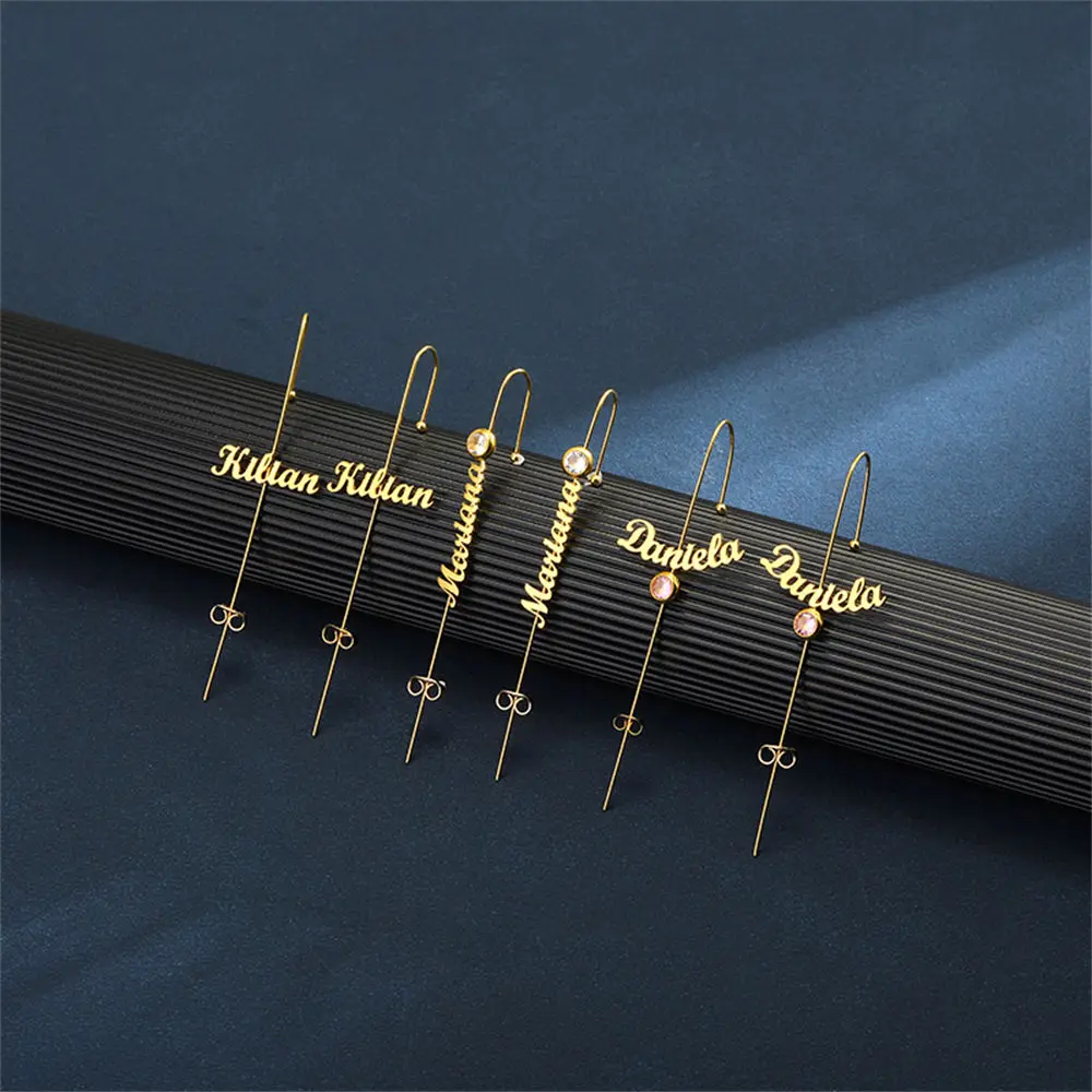 GATTVICT Custom Name Climb Ear Clip Stud Earrings For Women Girl Customized Name Symbol Ear Cuff Wrap Stainless Steel Jewelry
GATTVICT Custom Name Climb Ear Clip Stud Earrings For Women Girl Customized Name Symbol Ear Cuff Wrap Stainless Steel Jewelry