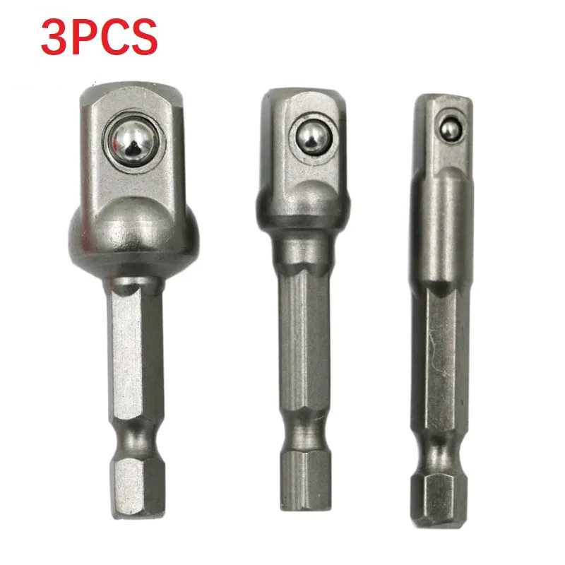 3Pcs 1/4 3/8 1/2" Hex Power Drill Bit Driver Socket Bits Set Adapter Wrench Sleeve Extension Bar Electric Screwdriver Bits Tool
3Pcs 1/4 3/8 1/2" Hex Power Drill Bit Driver Socket Bits Set Adapter Wrench Sleeve Extension Bar Electric Screwdriver Bits Tool