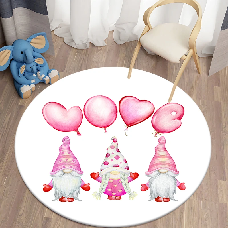 Valentines Day round carpet living room carpet polyester mat doormat area carpet kitchen mats floor mat children's room decor
Valentines Day round carpet living room carpet polyester mat doormat area carpet kitchen mats floor mat children's room decor