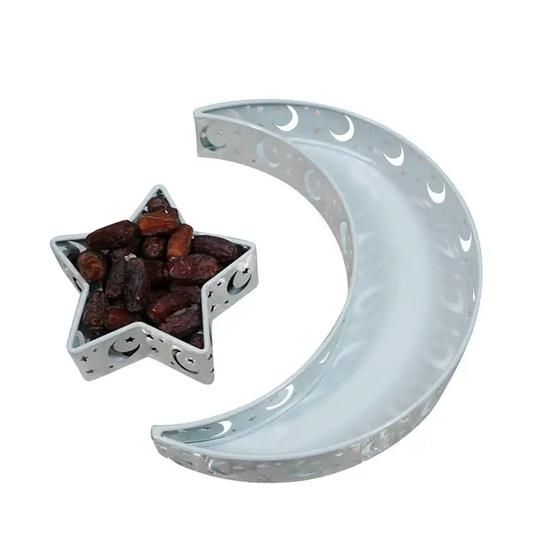 Eid Serving Tray & Star Eid Ramadan Food Tray Muslim Islam Mubarak Food Tray Innovative Moon Serving Plate Home Decor
Eid Serving Tray & Star Eid Ramadan Food Tray Muslim Islam Mubarak Food Tray Innovative Moon Serving Plate Home Decor