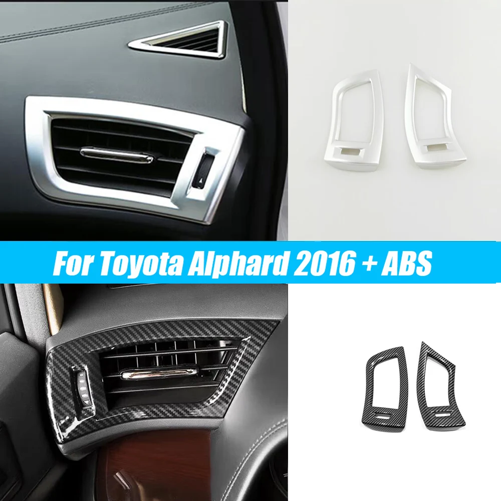 For Toyota Alphard/Vellfire AH30 2016-2021 ABS Carbon Car left and right air conditioning outlet Cover Trim Car Accessories
For Toyota Alphard/Vellfire AH30 2016-2021 ABS Carbon Car left and right air conditioning outlet Cover Trim Car Accessories