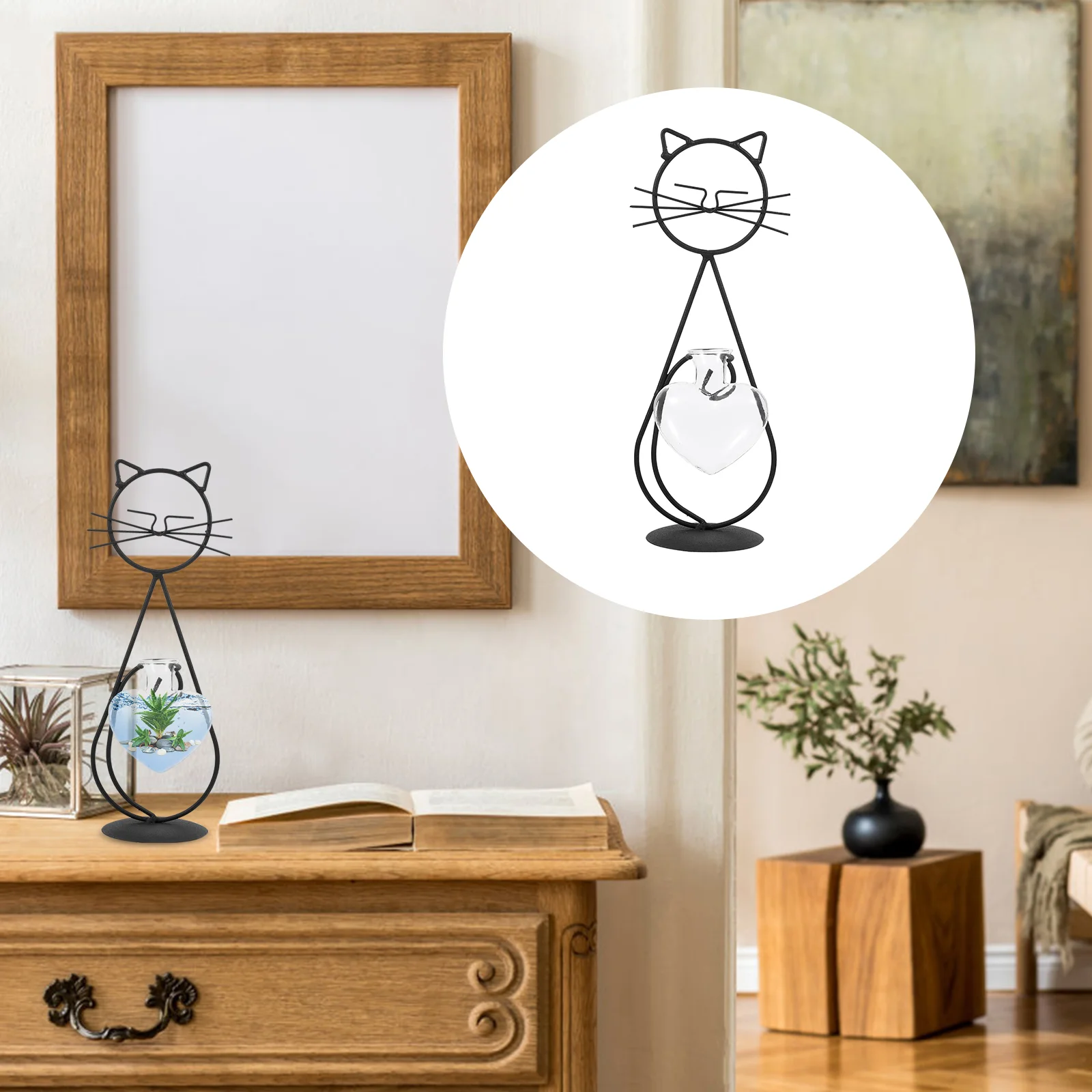 Vase Planter Air Bulb Terrarium Hydroponic Holder Desktop Flower Cat Stand Tube Hydroponics Planters Metal Iron Vases Desk Heart
Vase Planter Air Bulb Terrarium Hydroponic Holder Desktop Flower Cat Stand Tube Hydroponics Planters Metal Iron Vases Desk Heart