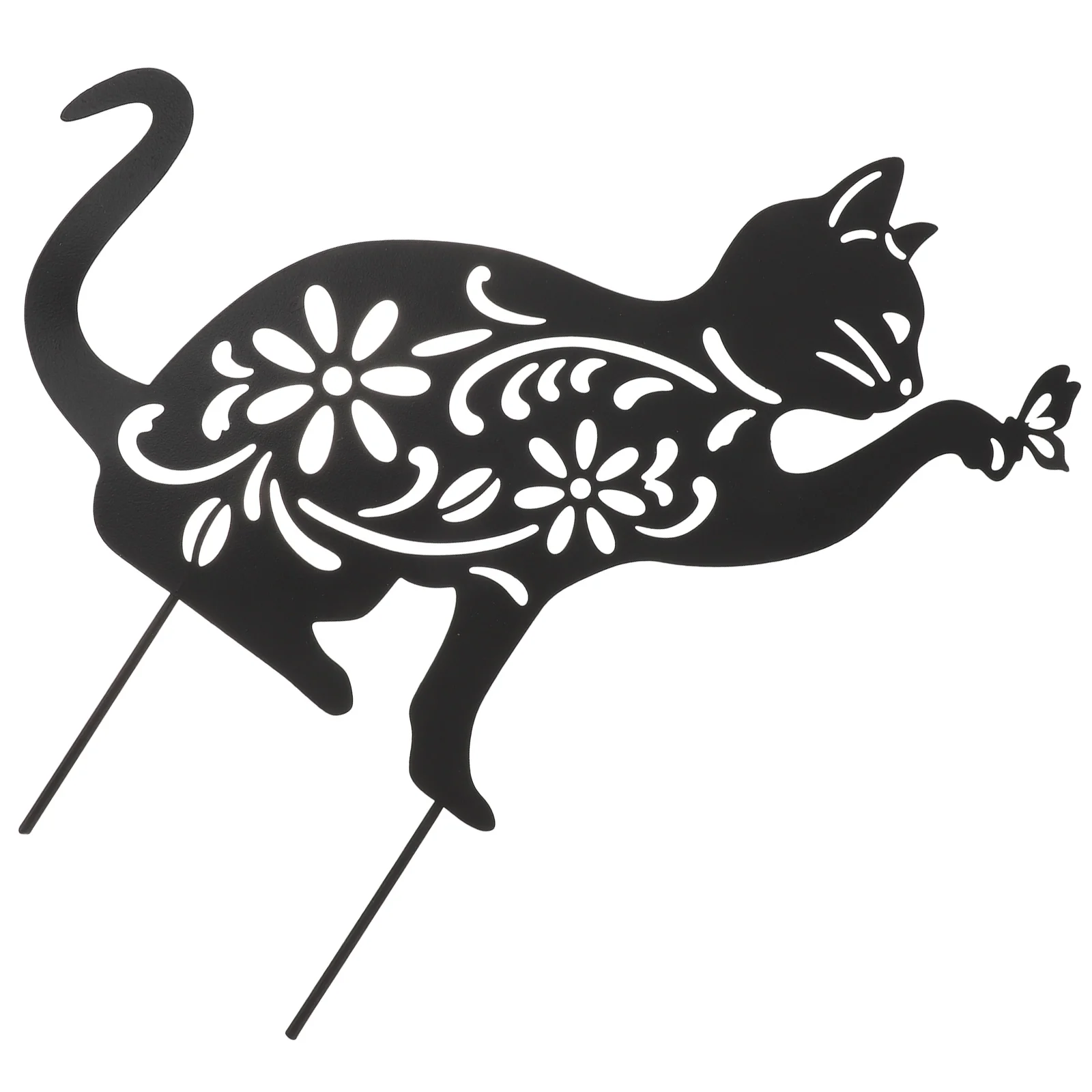 Cat Garden Stakes Silhouette Metal Animal Stake Statue Yard Black Decorativedecor Kitten Outdoor Figurines Lawn Decoration Cats
Cat Garden Stakes Silhouette Metal Animal Stake Statue Yard Black Decorativedecor Kitten Outdoor Figurines Lawn Decoration Cats