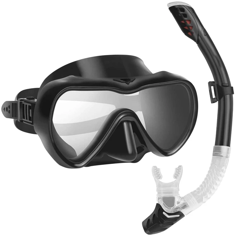 Snorkel Set Anti-Fog Snorkel Mask With Anti-Leak Fully Dry Snorkel Tube For Women Men Swimming And Scuba Diving
Snorkel Set Anti-Fog Snorkel Mask With Anti-Leak Fully Dry Snorkel Tube For Women Men Swimming And Scuba Diving
