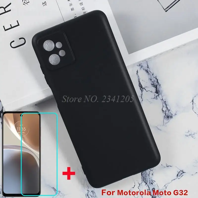 2in1 Tempered Glass Case For Moto G32 Bumper Case Silicon Soft Black TPU Phone Cover for Motorola Moto G32 Etui MotoG32 Pelicula
2in1 Tempered Glass Case For Moto G32 Bumper Case Silicon Soft Black TPU Phone Cover for Motorola Moto G32 Etui MotoG32 Pelicula