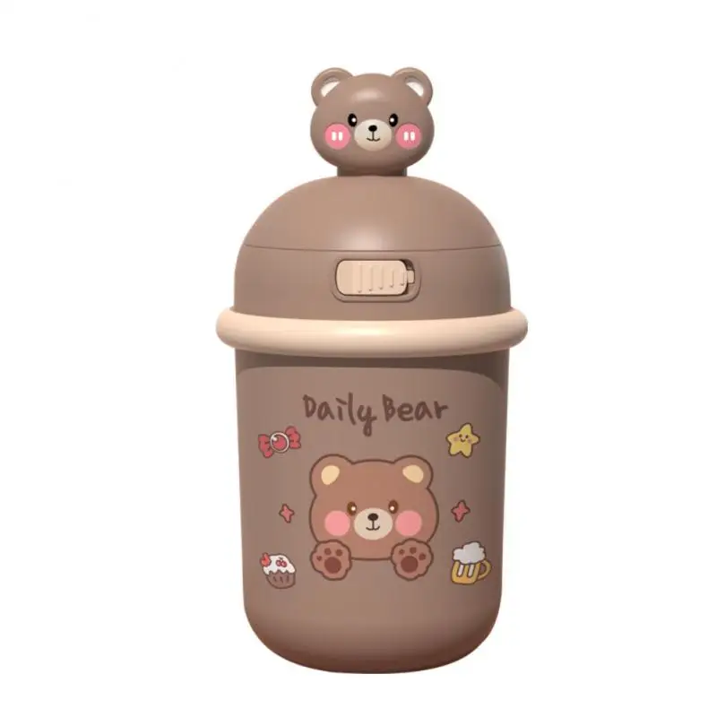 

Children's Water Bottle Portable Stainless Steel Bear Cup Girls Super 350ml Cute Thermos Cup Water Bottle Take-away