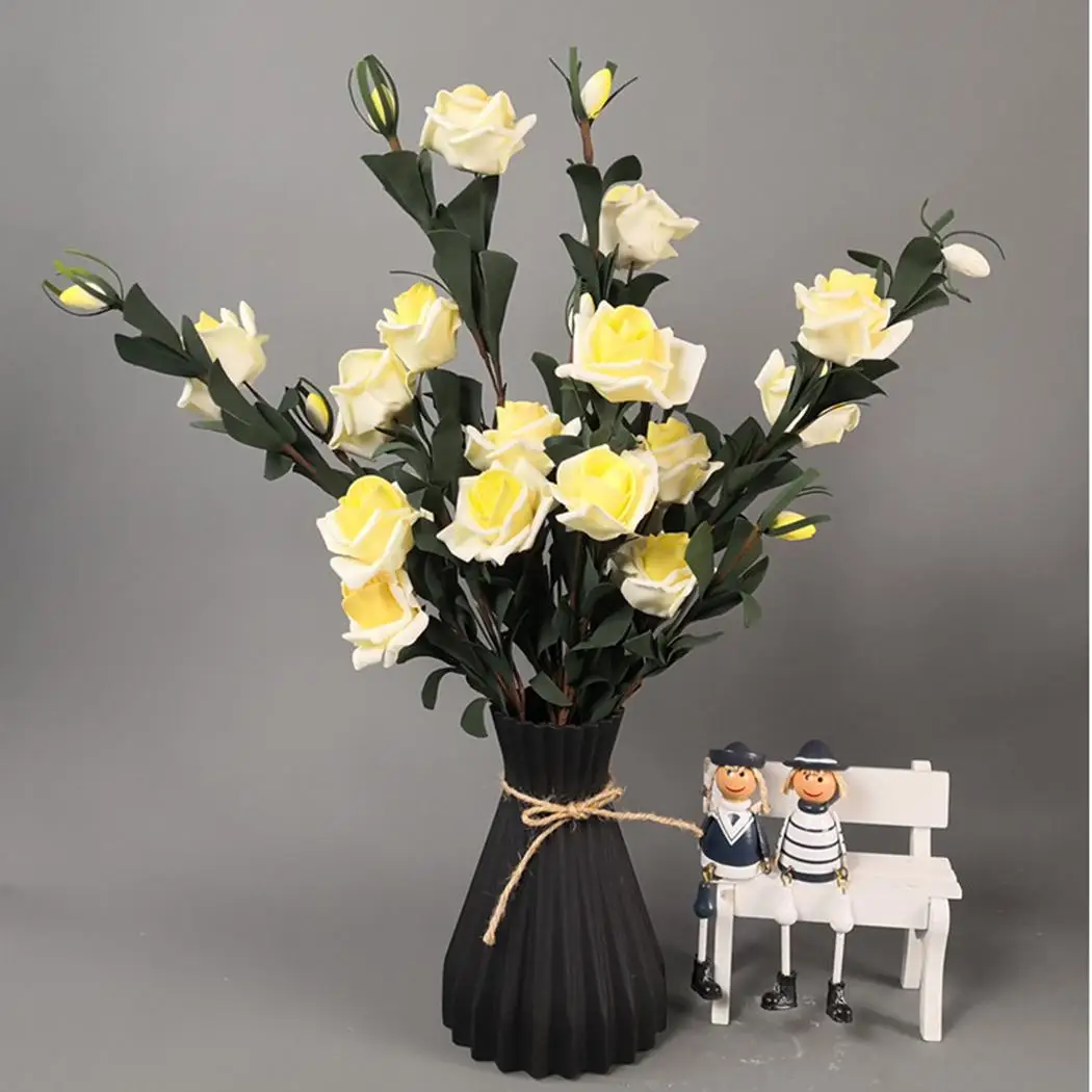 White Rattan-Like Plastic vase Rattan plastic vase Without Flower Without flower Desk Decoration For Flower Arrangement
White Rattan-Like Plastic vase Rattan plastic vase Without Flower Without flower Desk Decoration For Flower Arrangement