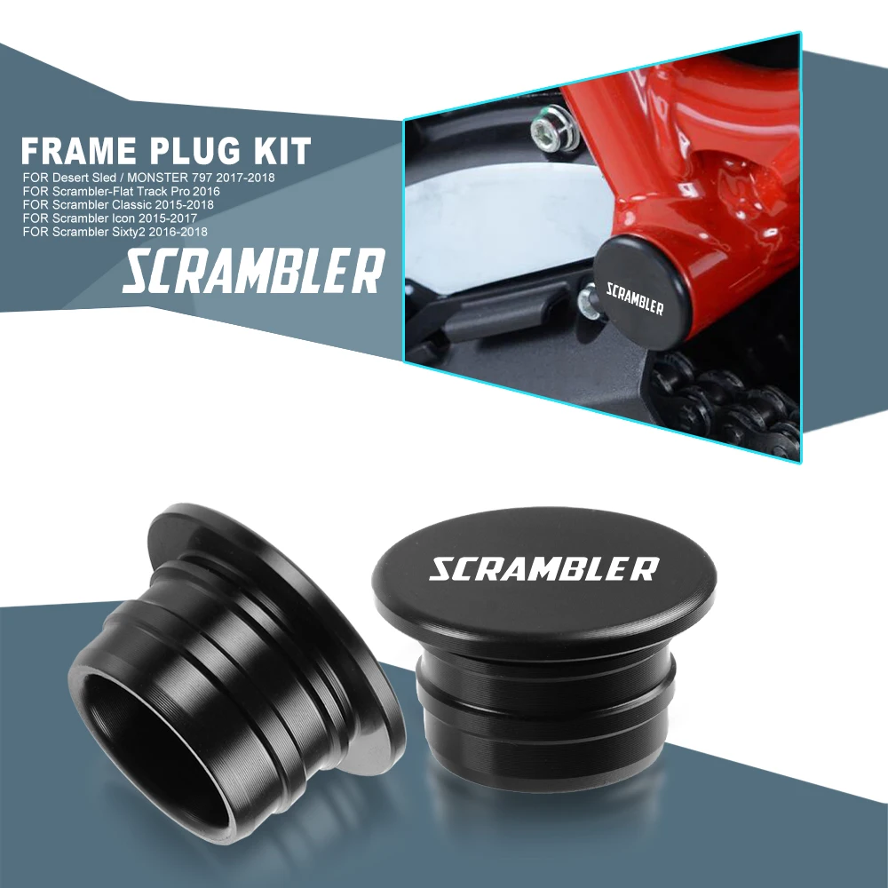 Motorcycle Frame Plug Cap Kit FOR Ducati Scrambler Classic Icon 2015-2018 Swing Arm Hole Plugs Covers MONSTER 797 2017 2018 2016
Motorcycle Frame Plug Cap Kit FOR Ducati Scrambler Classic Icon 2015-2018 Swing Arm Hole Plugs Covers MONSTER 797 2017 2018 2016
