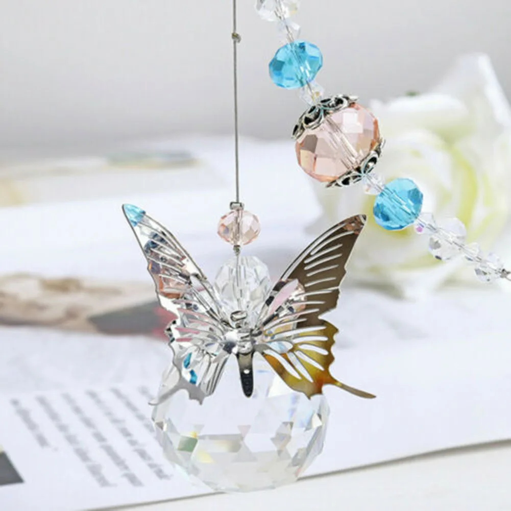 Crystal Ball Wind Chimes Hanging Sun Catchers Rainbow Maker Windchime Butterfly Pendant Home Garden Decoration
Crystal Ball Wind Chimes Hanging Sun Catchers Rainbow Maker Windchime Butterfly Pendant Home Garden Decoration
