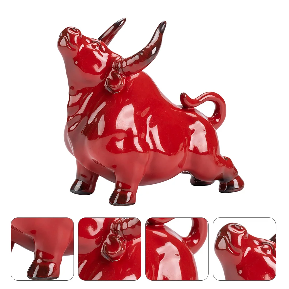 Bull Statue Ox Ornament Zodiac Decor Figurine Wall Street Sculpture Ceramiccattle Figurines Desktop Chinesedecoration Cow Home
Bull Statue Ox Ornament Zodiac Decor Figurine Wall Street Sculpture Ceramiccattle Figurines Desktop Chinesedecoration Cow Home