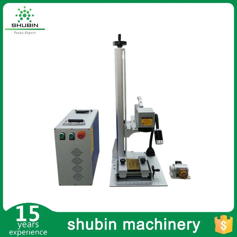 Industrial Fiber Laser Marking Engraving Metal Steel Systems 30W 50W with rotary axis
Industrial Fiber Laser Marking Engraving Metal Steel Systems 30W 50W with rotary axis