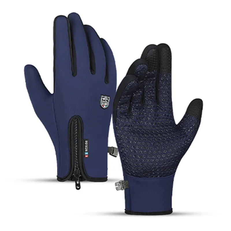 Waterproof Winter Thermal Zipper Cycling Motocycle Gloves Touchscreen Antislip Warm Bicycle Skiing Camping Gloves for Men Women
Waterproof Winter Thermal Zipper Cycling Motocycle Gloves Touchscreen Antislip Warm Bicycle Skiing Camping Gloves for Men Women