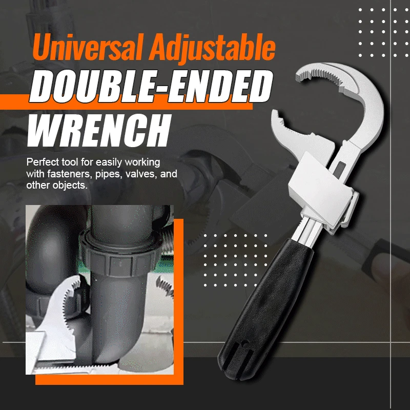 Adjustable Wrench Universal Aluminium Alloy Open End Spanner Bathroom Water Pipe Wrench Plumbing Faucet and Sink Repair Tools
Adjustable Wrench Universal Aluminium Alloy Open End Spanner Bathroom Water Pipe Wrench Plumbing Faucet and Sink Repair Tools