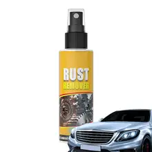 Car Rust Remover Spray Multifunctional Iron Powder Remover Automotive Metal Chrome Paint Cleaner For Detailing Rust Protection