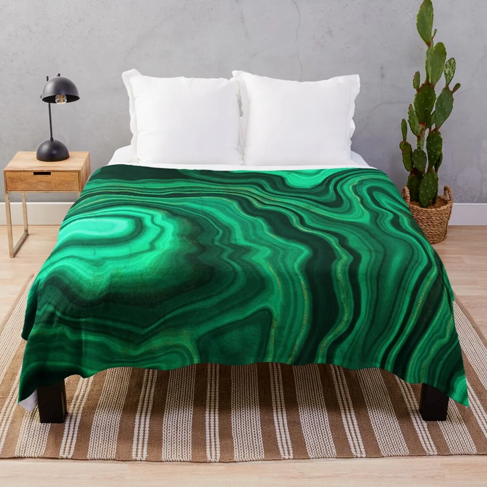 Malachite Green Faux Marble with Gold Veins III Throw Blanket hairy blankets for bed thin blanket
Malachite Green Faux Marble with Gold Veins III Throw Blanket hairy blankets for bed thin blanket