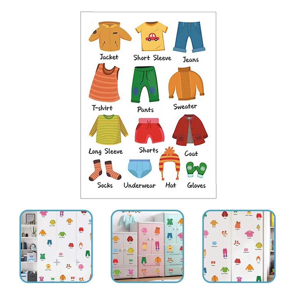 Clothing Labels Wardrobe Kids Stickers Clothes Dresser Decals Label Closetsticker Sort Storage Kid Classification Baby Drawer
Clothing Labels Wardrobe Kids Stickers Clothes Dresser Decals Label Closetsticker Sort Storage Kid Classification Baby Drawer