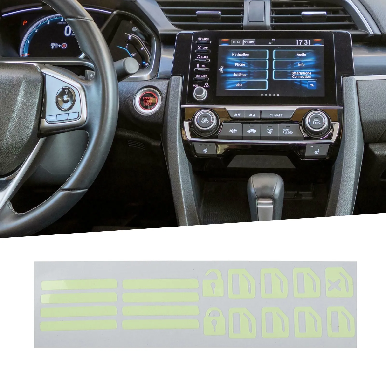 1pc Car Window Button Knob Switches Sticker Decal Fluorescent Stickers & Decals For Chevrolet Striped Applique Interior Trim
1pc Car Window Button Knob Switches Sticker Decal Fluorescent Stickers & Decals For Chevrolet Striped Applique Interior Trim