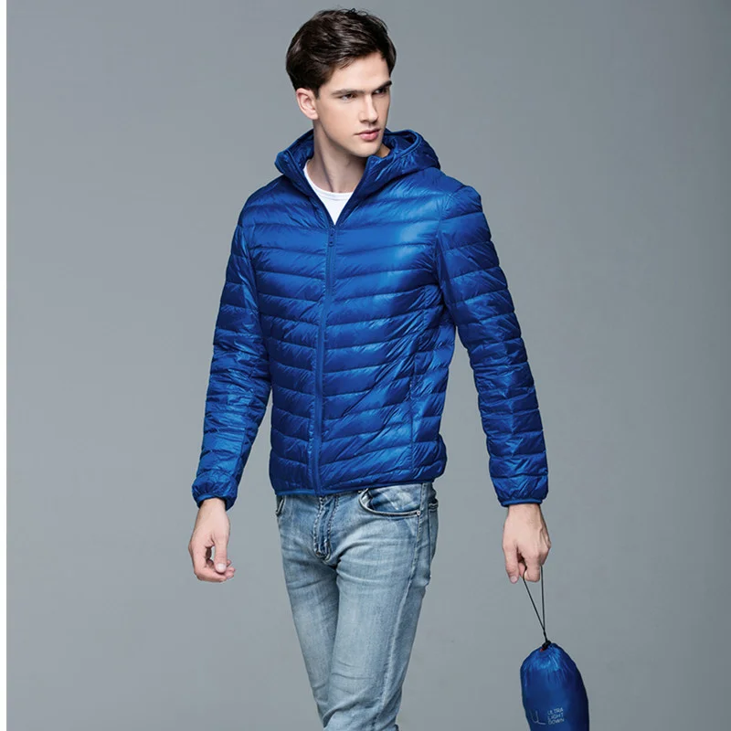 Autumn Winter Hooded White Duck Down Jacket Men Outdoor Windbreaker Lightweight Down Coat Male Solid Color Ultra Light Warm Tops
Autumn Winter Hooded White Duck Down Jacket Men Outdoor Windbreaker Lightweight Down Coat Male Solid Color Ultra Light Warm Tops