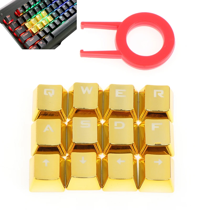 12pcs Game Office Durable Mechanical Keyboard Keycap Universal Removal USB Low Profile Accessory Replacement Gold Plated Backlit
12pcs Game Office Durable Mechanical Keyboard Keycap Universal Removal USB Low Profile Accessory Replacement Gold Plated Backlit