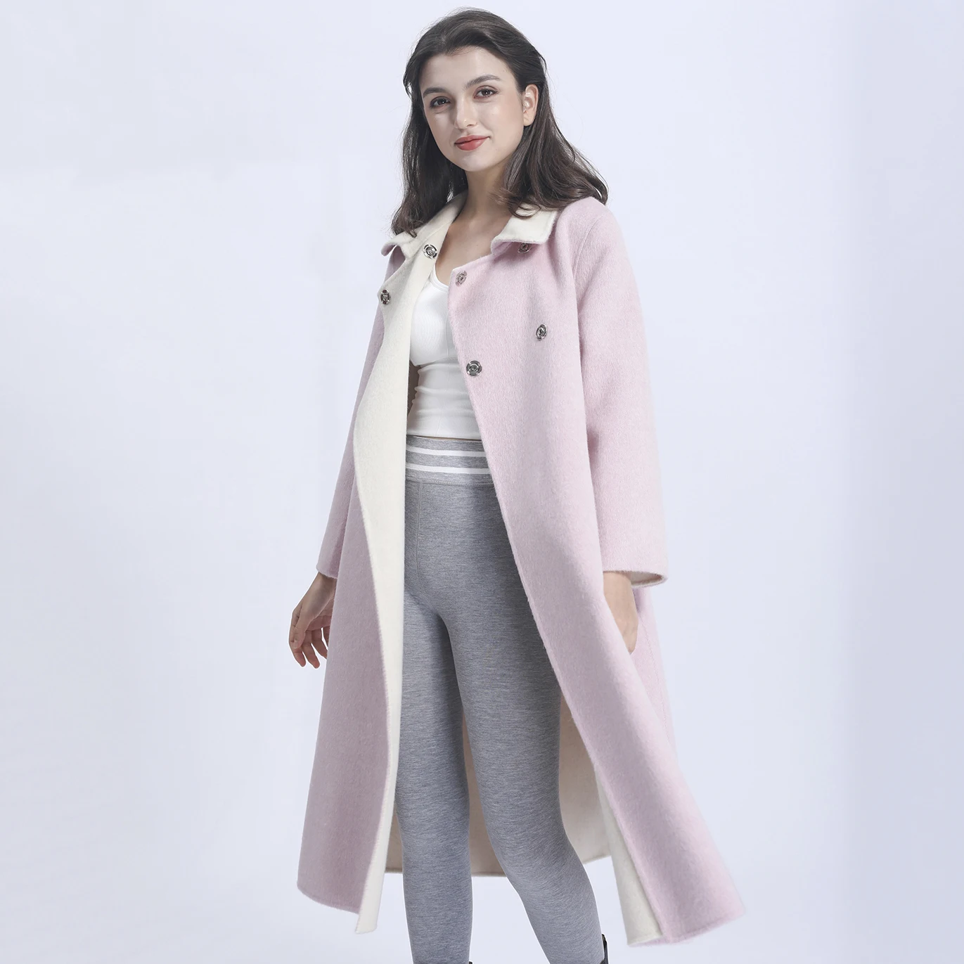 MISSJANEFUR 2022 Japan Long Wool Coat Women Pink Cute Cashmere Trench Coat with Fur Collar Warm Spring Autumn Ladies Fur Jackets
MISSJANEFUR 2022 Japan Long Wool Coat Women Pink Cute Cashmere Trench Coat with Fur Collar Warm Spring Autumn Ladies Fur Jackets