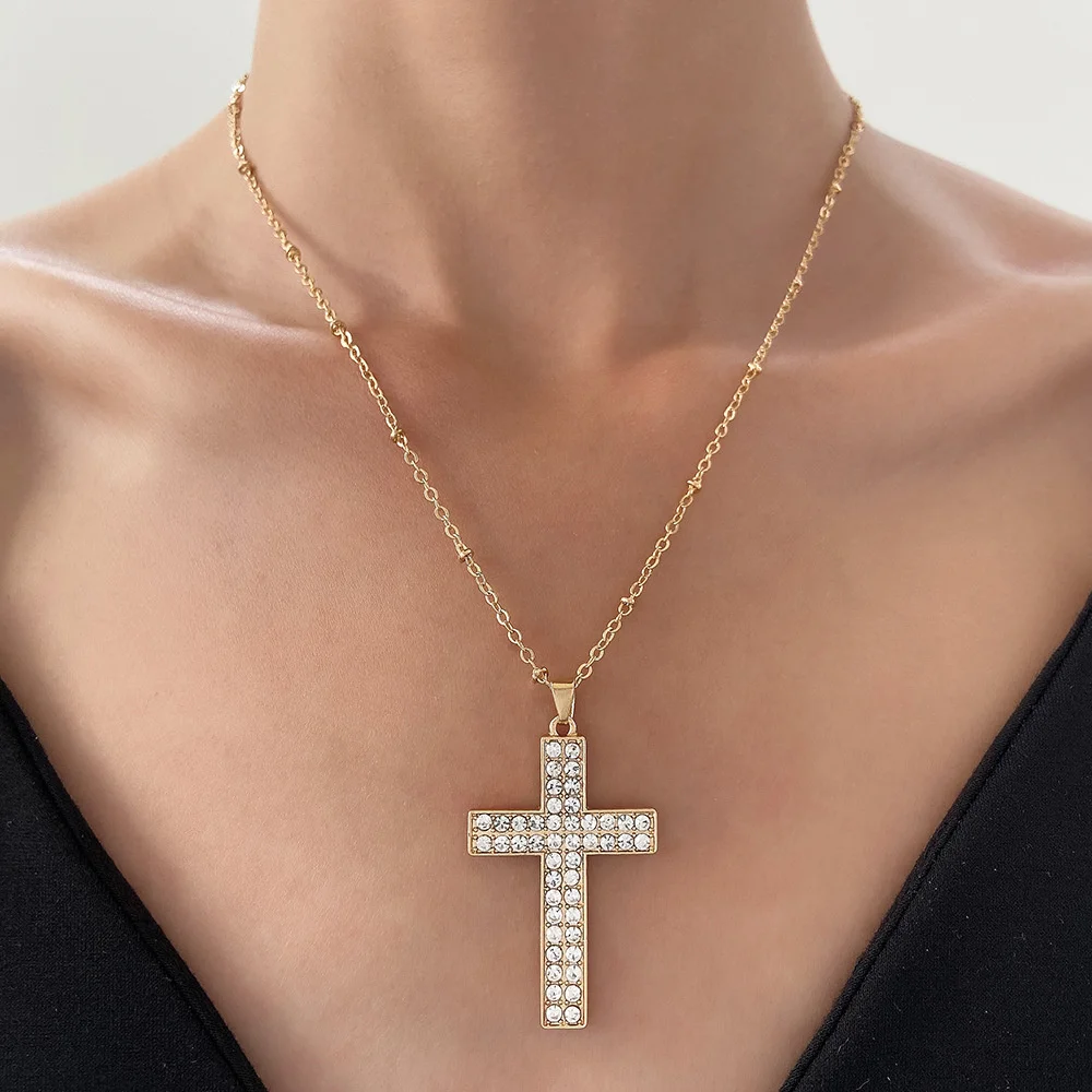 Rhinestone Cross Zircon Necklace for Women Girls Trendy Cross Shaped Charm Choker Necklace DIY Jewelry Accessories Gifts 2023
Rhinestone Cross Zircon Necklace for Women Girls Trendy Cross Shaped Charm Choker Necklace DIY Jewelry Accessories Gifts 2023