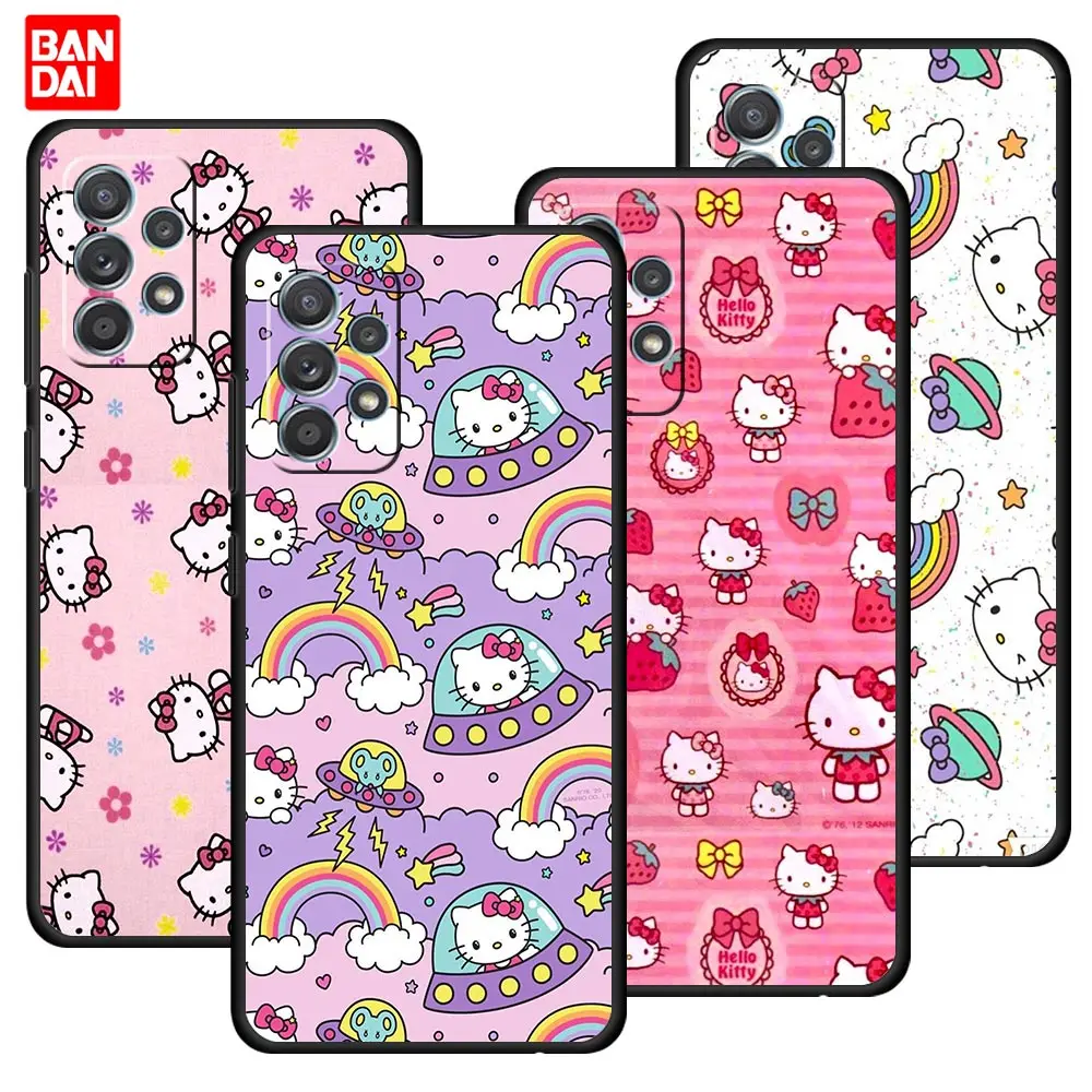 Hello Kitty Cute Design Case for Samsung Galaxy A12 A52 S20 FE A51 A50 A71 S21 Plus A21s Ultra 5G Shell Black Cover Silicone
Hello Kitty Cute Design Case for Samsung Galaxy A12 A52 S20 FE A51 A50 A71 S21 Plus A21s Ultra 5G Shell Black Cover Silicone