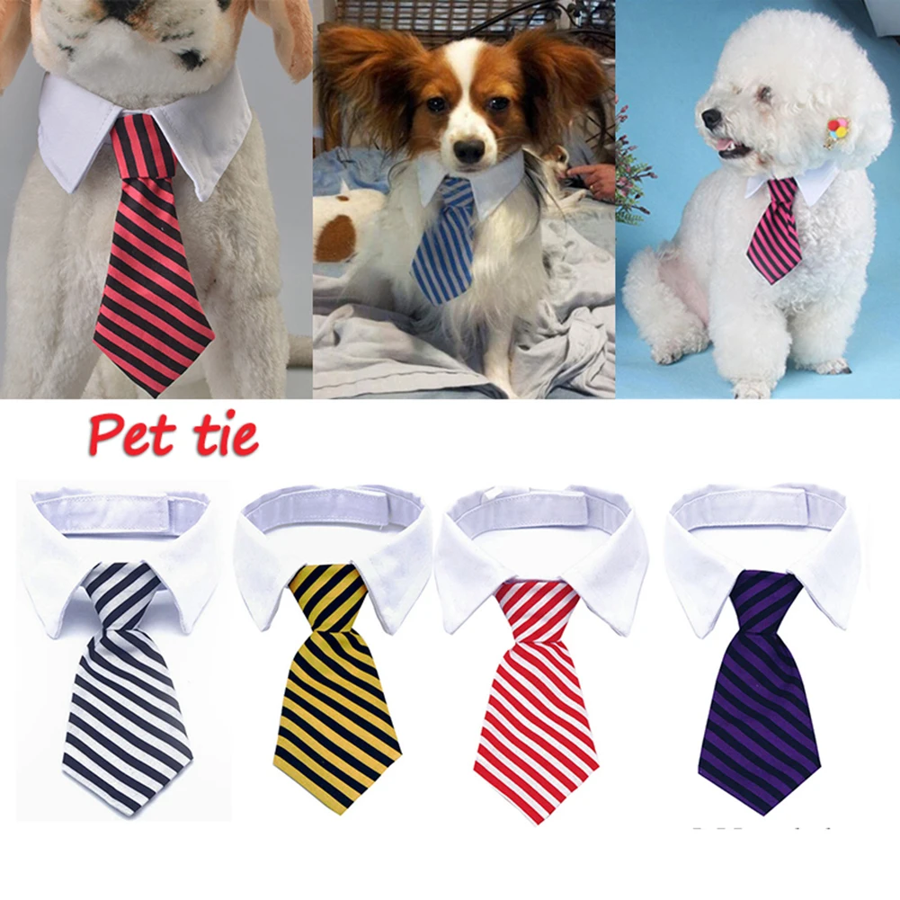 New Elegant Pet Striped Bow Tie Adjustable Dog Cat Striped Collar Necklace Tie Puppy Classical Accessories For Wedding Party
New Elegant Pet Striped Bow Tie Adjustable Dog Cat Striped Collar Necklace Tie Puppy Classical Accessories For Wedding Party