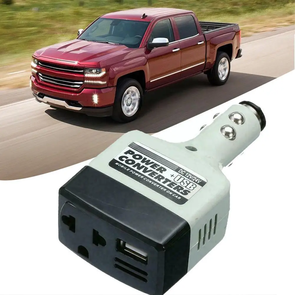 2021 New 12V/24V Car Mobile Power Inverter Adapter Auto Car Power Converter Charger Used for All Mobile Phone Z9F4
2021 New 12V/24V Car Mobile Power Inverter Adapter Auto Car Power Converter Charger Used for All Mobile Phone Z9F4