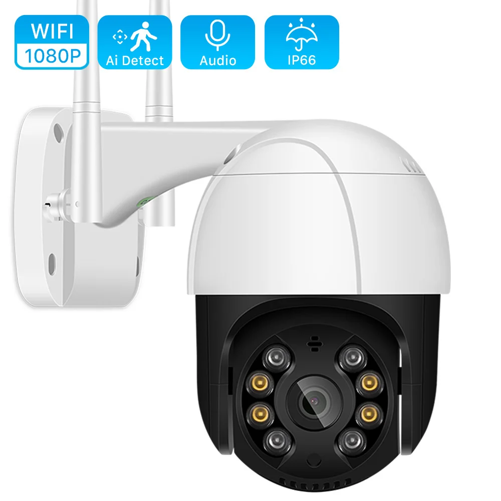 1080P PTZ Wifi IP Camera Outdoor 4X Digital Zoom AI Human Detect Wireless Camera H.265 P2P Audio 2MP 3MP Security CCTV Camera
1080P PTZ Wifi IP Camera Outdoor 4X Digital Zoom AI Human Detect Wireless Camera H.265 P2P Audio 2MP 3MP Security CCTV Camera