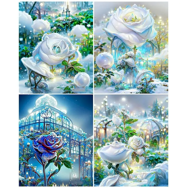 GATYZTORY Diy Oil Painting By Numbers rose Flowers Drawing Canvas Kits Home Decor Gift HandPainted Pictures Of Coloring By Numbe
GATYZTORY Diy Oil Painting By Numbers rose Flowers Drawing Canvas Kits Home Decor Gift HandPainted Pictures Of Coloring By Numbe