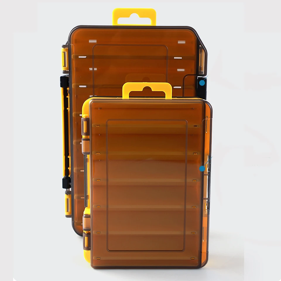 12 14 Compartments Fishing Tackle Box Lure Storage Double Side Fishing Accessories Case Bait Lure Hook Tool Storage Boxes
12 14 Compartments Fishing Tackle Box Lure Storage Double Side Fishing Accessories Case Bait Lure Hook Tool Storage Boxes