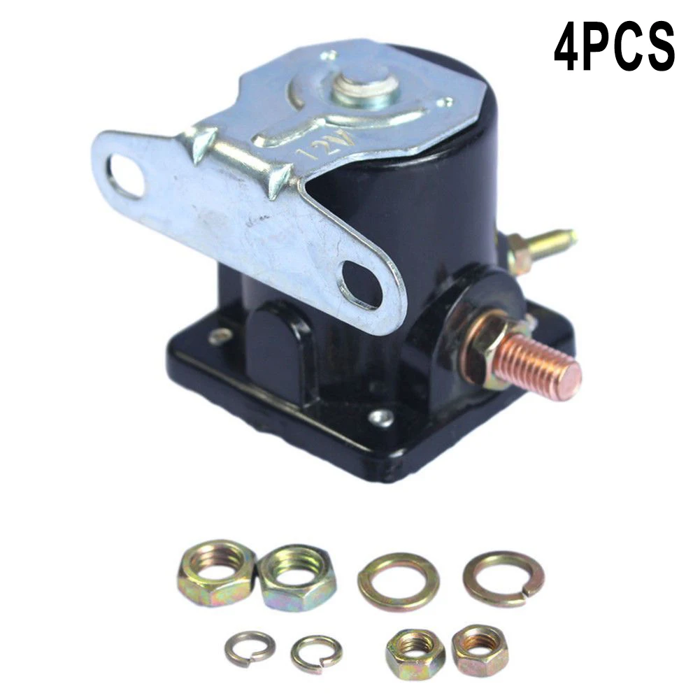 4Pcs 12V Electromagnetic Relay Universal For Car Modification With Winch Heavy Duty Vehicle Starter Solenoid Relay 4 Terminals
4Pcs 12V Electromagnetic Relay Universal For Car Modification With Winch Heavy Duty Vehicle Starter Solenoid Relay 4 Terminals