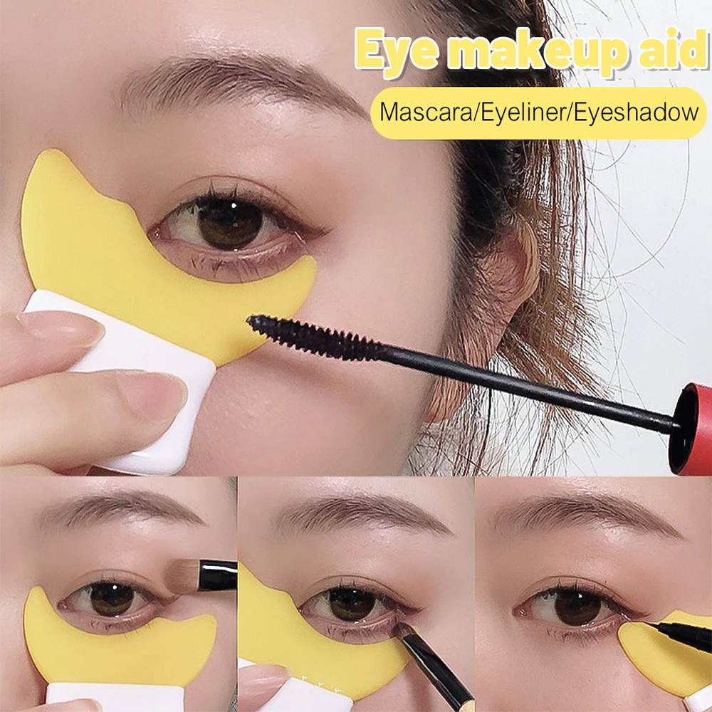 Soft Silicone Eyeliner Stencils Eye Makeup Template Shaping Tools Portable Mascara Baffle Eyeliner Eyeshadow Makeup Supplies 1PC
Soft Silicone Eyeliner Stencils Eye Makeup Template Shaping Tools Portable Mascara Baffle Eyeliner Eyeshadow Makeup Supplies 1PC