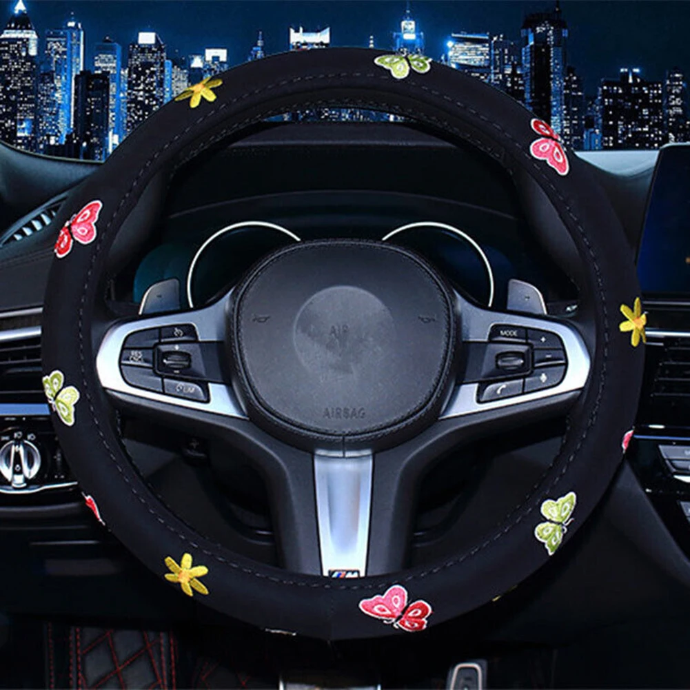 Protective Cover Steering Wheel Cover 1 Piece 38cm Black High Quality New Universal Car Accessories Car Steering Wheel Cover
Protective Cover Steering Wheel Cover 1 Piece 38cm Black High Quality New Universal Car Accessories Car Steering Wheel Cover