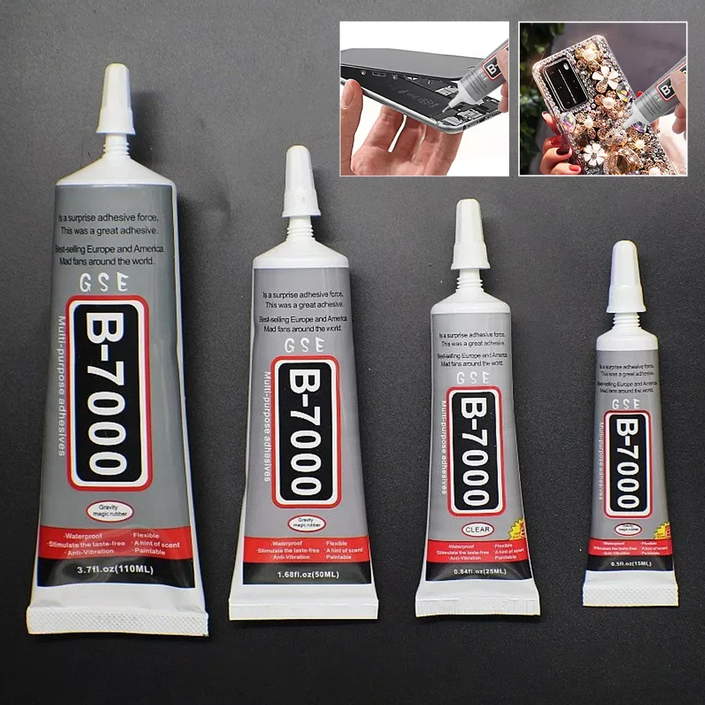 Multi-Purpose B7000 Transparent Strong Super Glue Adhesive Suitable for DIY LCD Screen Phone Case Glass Jewelry Watch Repair
Multi-Purpose B7000 Transparent Strong Super Glue Adhesive Suitable for DIY LCD Screen Phone Case Glass Jewelry Watch Repair
