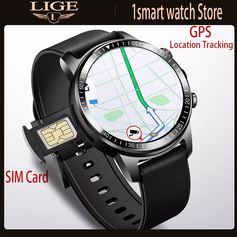 LIGE SmartWatch With GPS Location Tracking SIM Card WiFi Bluetooth Talking Men's Women's Sport Fitness Tracker Smart Wat
LIGE SmartWatch With GPS Location Tracking SIM Card WiFi Bluetooth Talking Men's Women's Sport Fitness Tracker Smart Wat