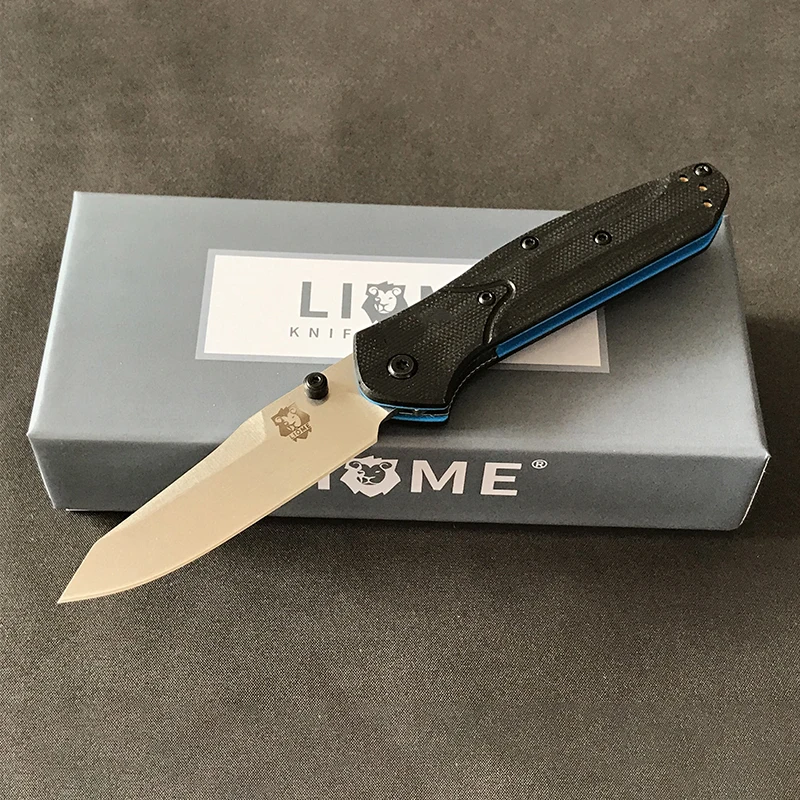 

Новый двухцветный складной нож Liome 945 с ручкой G10, походные Портативные Ножи для кемпинга, рыбалки, охоты, выживания, карманный инструмент для повседневного использования