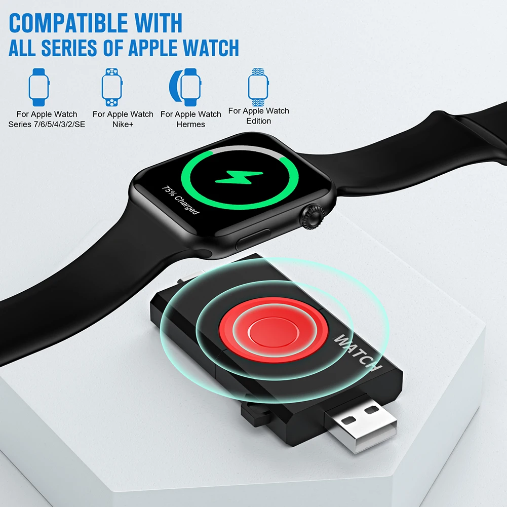 Подставка для беспроводного зарядного устройства 2 в 1 для Apple Watch 8 7, магнитное зарядное устройство USB Type-C для умных часов, док-станция, аксессуары для часов
Подставка для беспроводного зарядного устройства 2 в 1 для Apple Watch 8 7, магнитное зарядное устройство USB Type-C для умных часов, док-станция, аксессуары для часов
