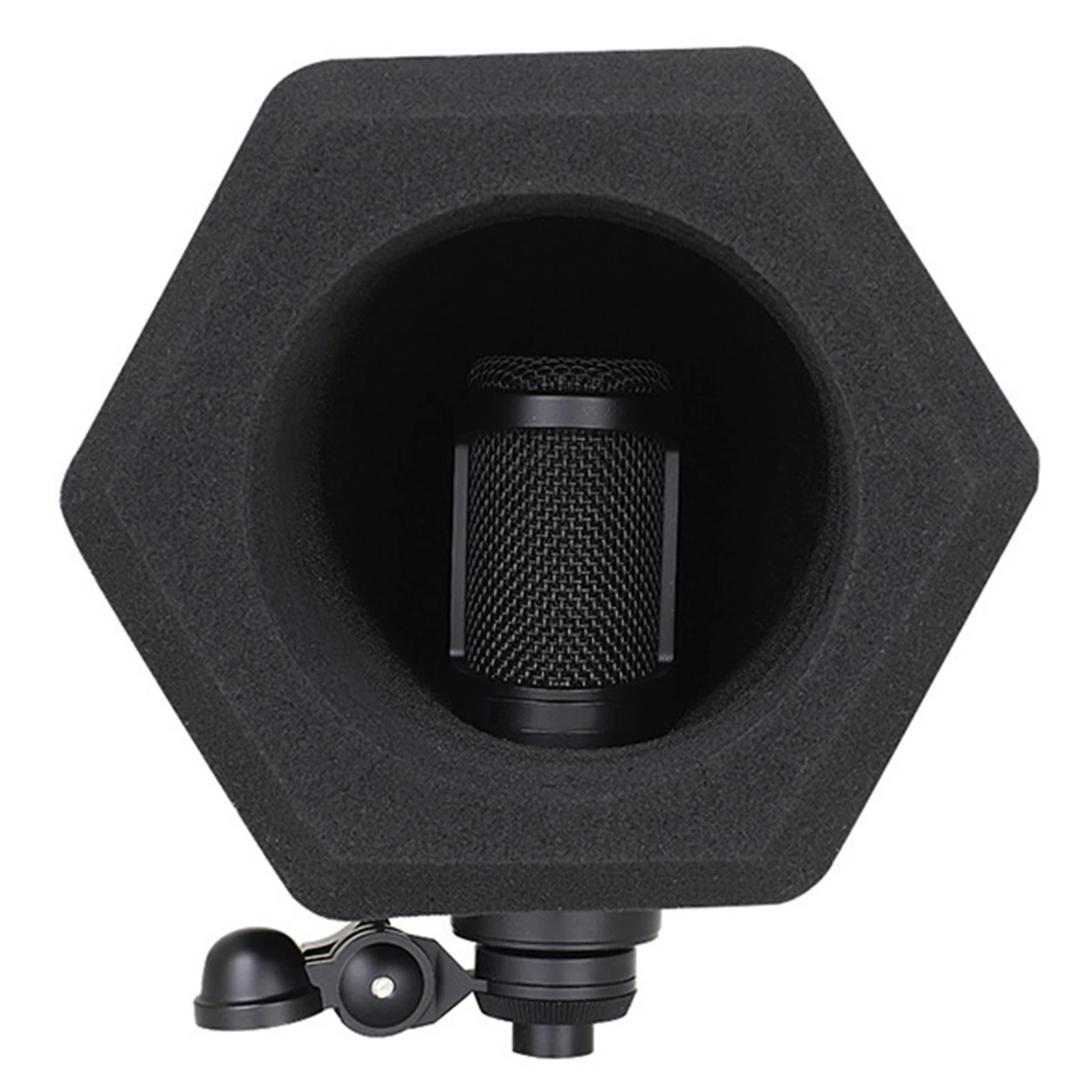 Microphone Wind Screen Shield Detachable Sound Insulation Noise Reduction Easy Install Studio Speaking Singing Filter Accessory 
Microphone Wind Screen Shield Detachable Sound Insulation Noise Reduction Easy Install Studio Speaking Singing Filter Accessory