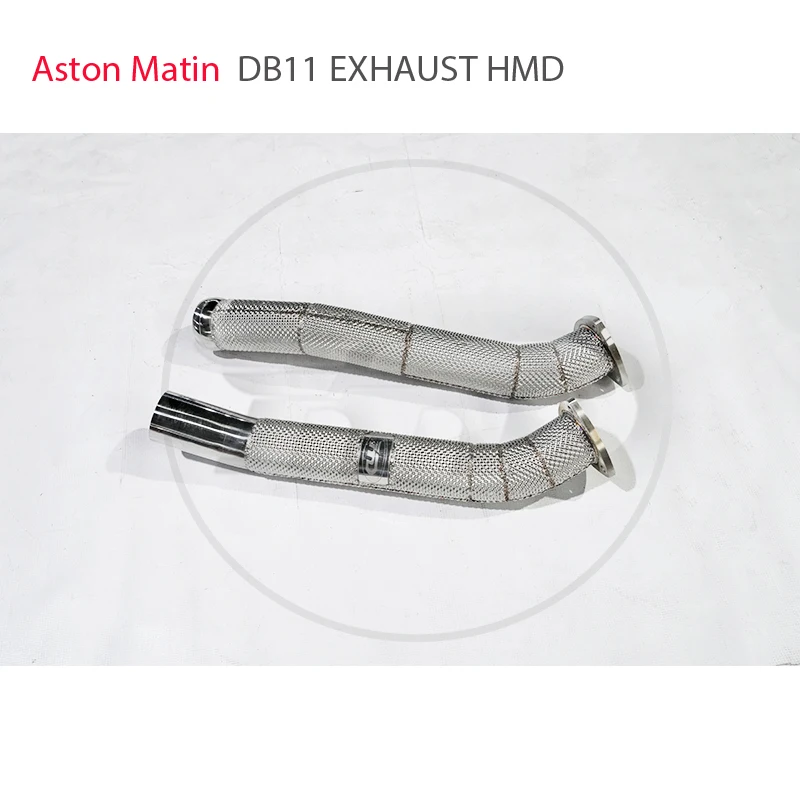 

HMD Car Accessories Exhaust Manifold Front Pipe for Aston Martin DB11 With Catalytic Converter Downpipe Catless