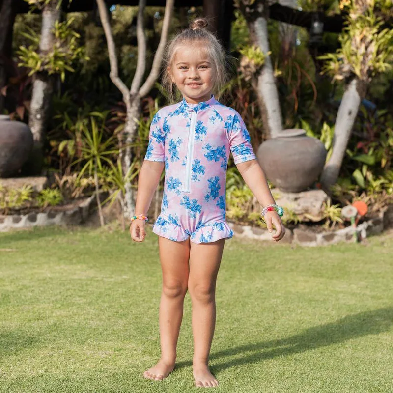 Printed Short Sleeve One-piece Ruffle Girls' Swimsuit Baby Swimsuit Kids Swimwear for Girls Baby Girl Swimwear 4-6y
Printed Short Sleeve One-piece Ruffle Girls' Swimsuit Baby Swimsuit Kids Swimwear for Girls Baby Girl Swimwear 4-6y