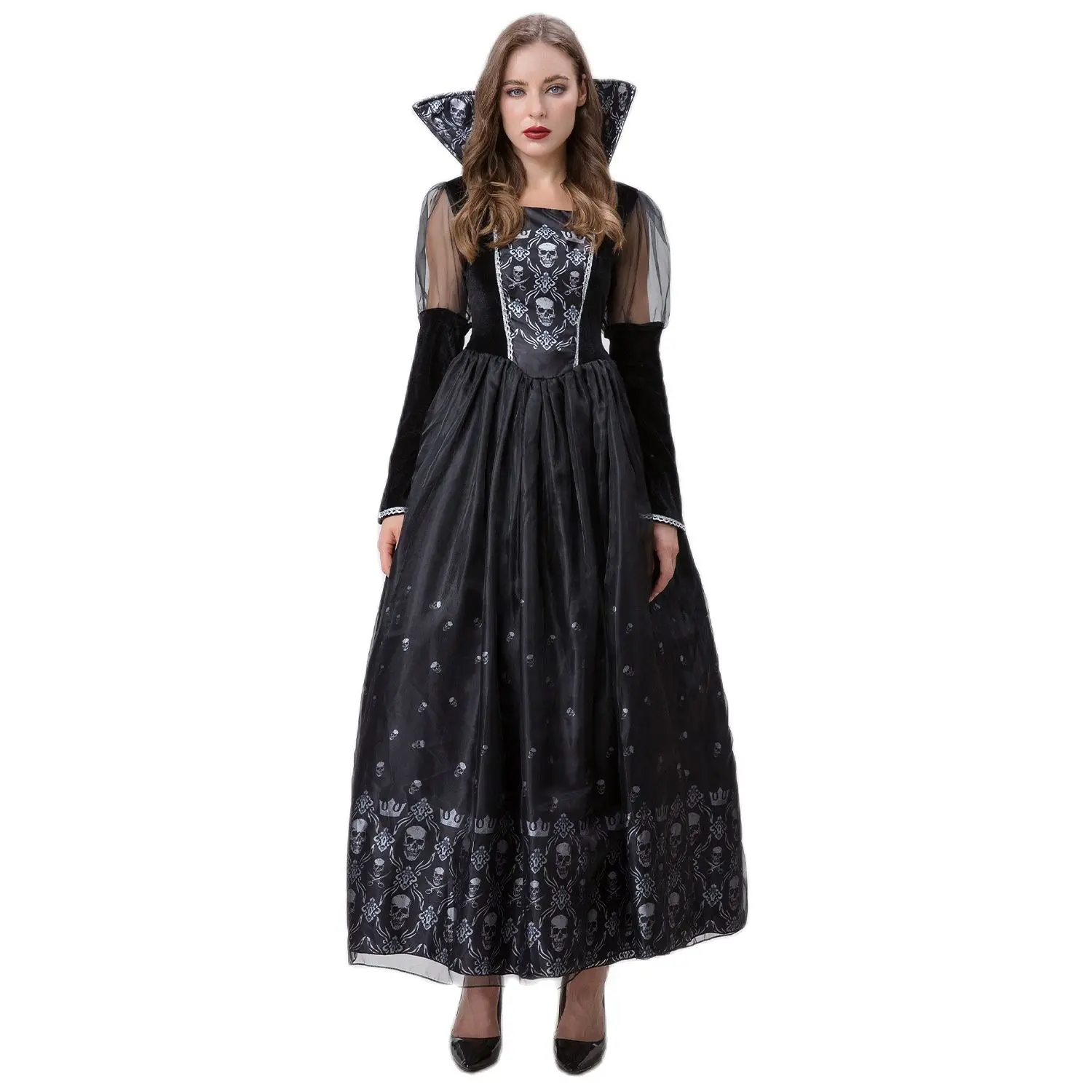 2023 New Halloween Costume Role Playing Vampire Witch Demon Party Performance Dress Set
2023 New Halloween Costume Role Playing Vampire Witch Demon Party Performance Dress Set