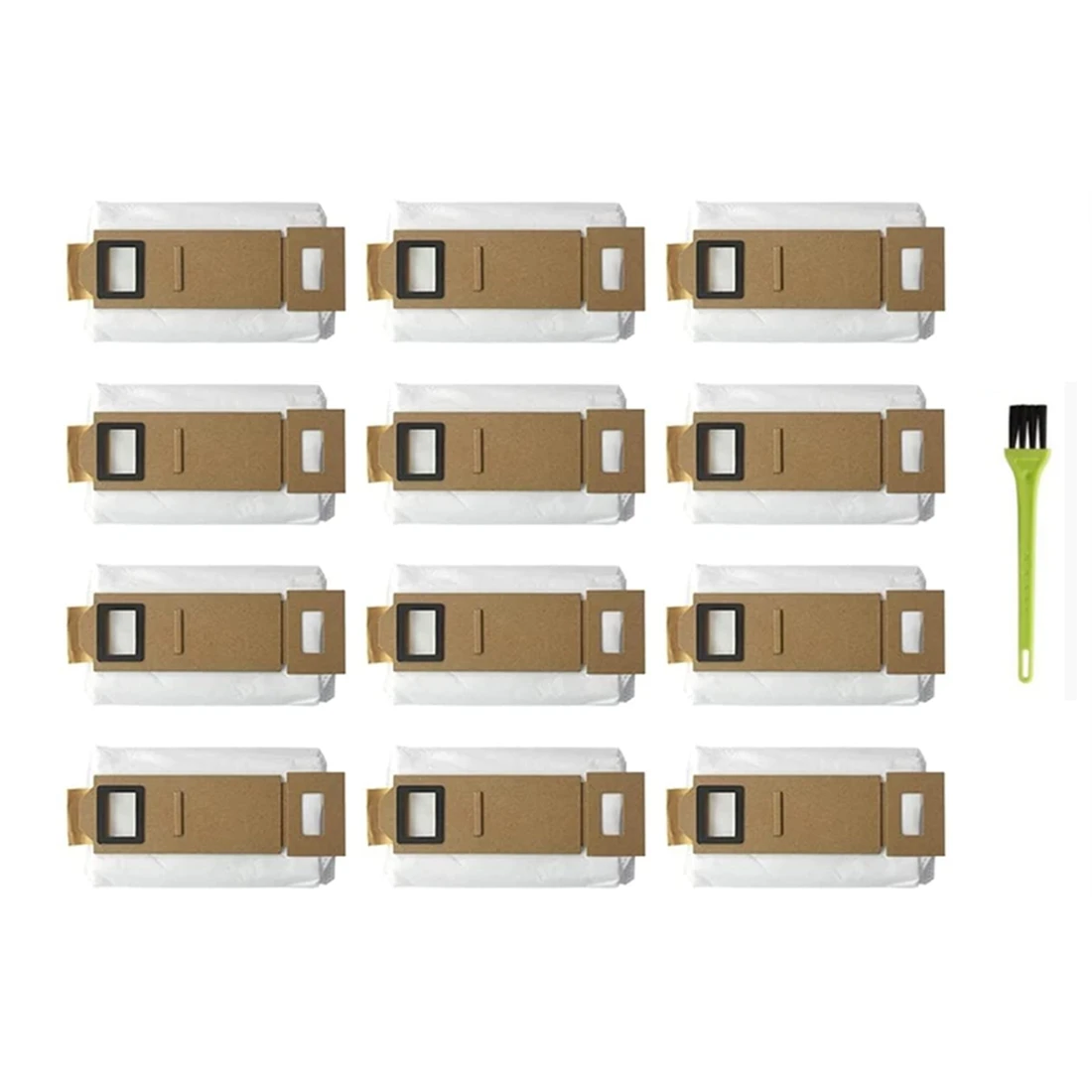 12 Pcs Vacuum Bag with Brush for Roborock S7 Dust Bag Replacement for Xiaomi Roborock S7 T7S T7S Plus Vacuum Cleaner
12 Pcs Vacuum Bag with Brush for Roborock S7 Dust Bag Replacement for Xiaomi Roborock S7 T7S T7S Plus Vacuum Cleaner