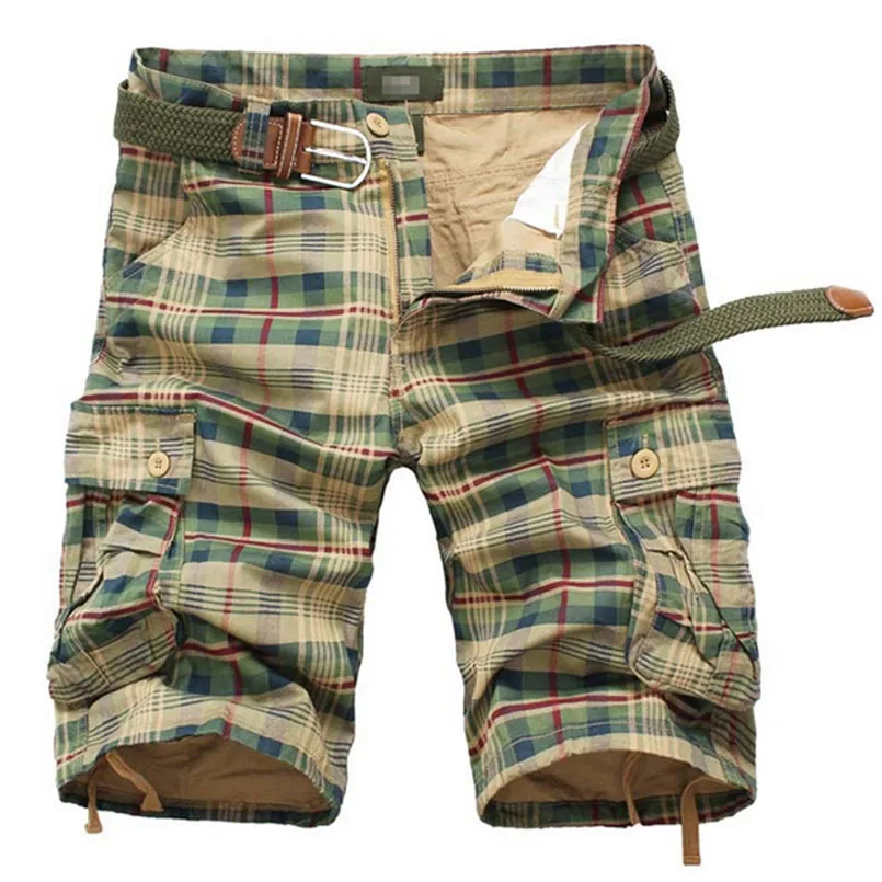 Men's Summer Plaid Shorts Big Size Oversize Straight Cargo Checked Pants Male Casual Branded Clothing Hiking Cotton Shorts 2023
Men's Summer Plaid Shorts Big Size Oversize Straight Cargo Checked Pants Male Casual Branded Clothing Hiking Cotton Shorts 2023