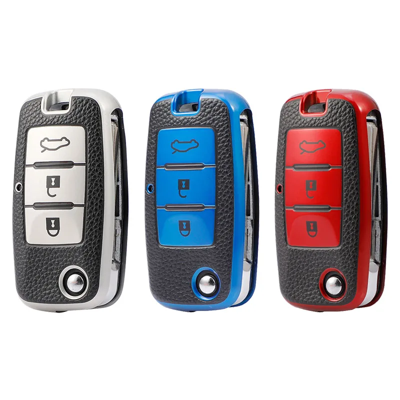 TPU Leather Car Remote Key Case Cover For Dongfeng DFM Aeolus AX7 AX5 AX4 AX3 Glory 360 370 580 Cefiro MX6 Protector Shell Fob
TPU Leather Car Remote Key Case Cover For Dongfeng DFM Aeolus AX7 AX5 AX4 AX3 Glory 360 370 580 Cefiro MX6 Protector Shell Fob