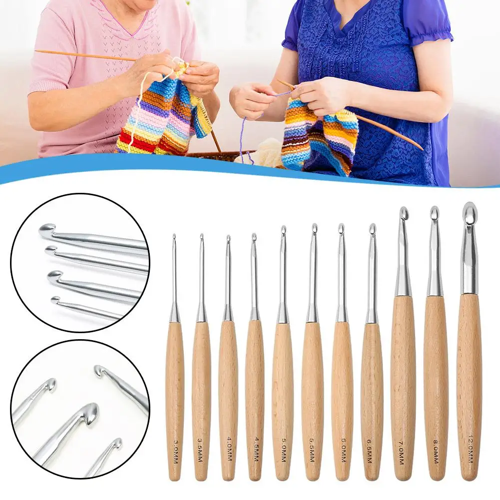 New Wooden Handle Crochet Hook For Needlework Handmade DIY Crochet for Knitting And Accessories Tool Single Head Wool Croch A9V5
New Wooden Handle Crochet Hook For Needlework Handmade DIY Crochet for Knitting And Accessories Tool Single Head Wool Croch A9V5