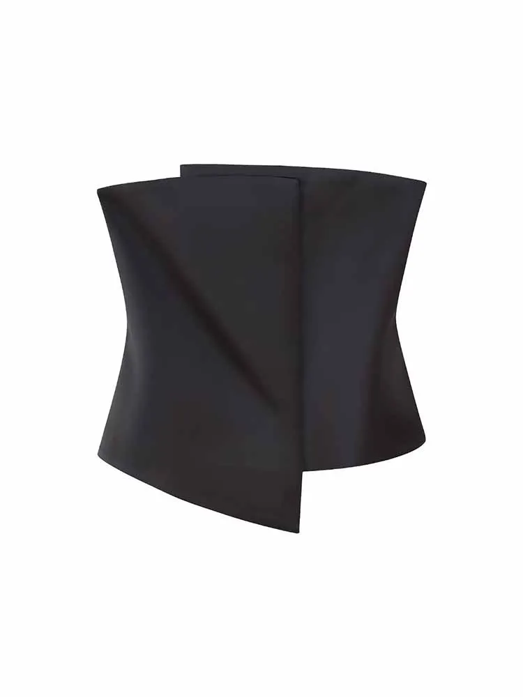 Women New Fashion Asymmetric design Satin texture Bra Tops Vintage Sleeveless backless Zipper Female Waistcoat Chic Tops
Women New Fashion Asymmetric design Satin texture Bra Tops Vintage Sleeveless backless Zipper Female Waistcoat Chic Tops