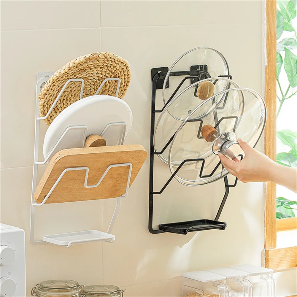Kitchen Organizer Pot Lid Rack Stainless Steel Spoon Holder Pot Lid Shelf Cooking Dish Rack Pan Cover Stand Kitchen Accessories
Kitchen Organizer Pot Lid Rack Stainless Steel Spoon Holder Pot Lid Shelf Cooking Dish Rack Pan Cover Stand Kitchen Accessories