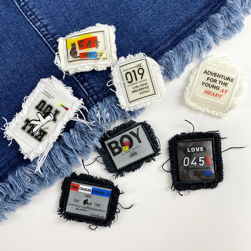 Кожаные нашивки с принтом, вышитая аппликация для джинсов, джинсовых курток, модные маленькие плюшевые нашивки с логотипом «сделай сам», тк...
Кожаные нашивки с принтом, вышитая аппликация для джинсов, джинсовых курток, модные маленькие плюшевые нашивки с логотипом «сделай сам», тк...